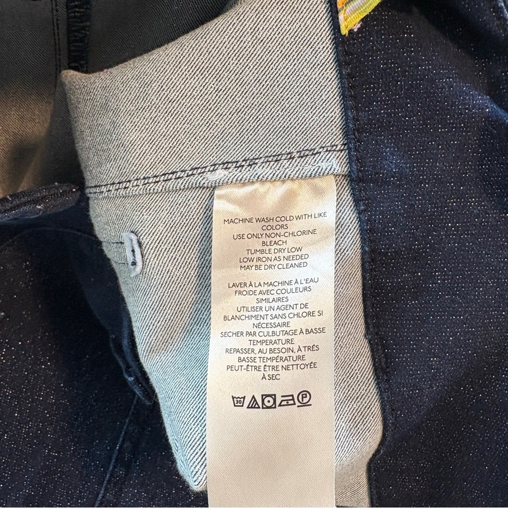 Maeve Navy Flare Jeans SPARKLY! - Picture 9 of 12